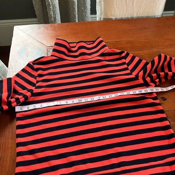 Dudley Stephens red/navy striped Park Slope fleece Tuckernuck exclusive Sz XL - Picture 2 of 8